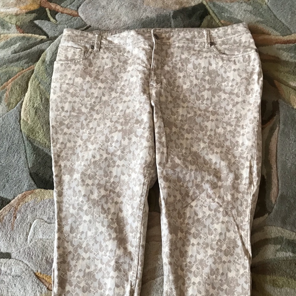 Casual walking ankle length straight leg pants